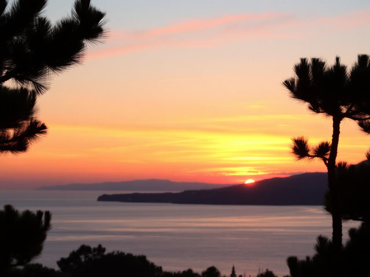 Zalazak sunca nad Jadranom